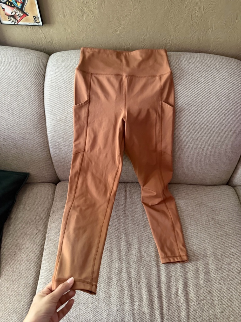 Aerie High-Waist Pocket Leggings - Rust